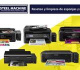 ¡EPSON! Reseteo y limpieza de esponjas para TODA LA SERIE L de impresores