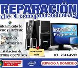 Resolvemos tu problema con tu PC o Laptop con prontitud y eficiencia. Servicio a Domicilio