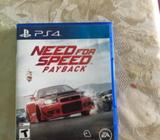 Need Ford Speed Payback, Juego Ps4 Sólo Mejicanos Precios Fijos No Cambios