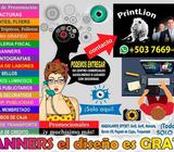 Ofrecemos, Publicidad Impresa, Tarjetas, Promocionales, Banners, RollUp, Diseño Gráfico