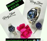 2 Reloj para El Y Ella Resistente Al Agu