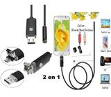 Cámara Endoscopio con 5 mts de cable ideal para taller mecánico, medico, espionaje