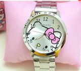 En Oferta Finos Relojes Metálicos de Hello Kitty para Dama