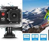 camara tipo go pro y control remoto con accesorios incluidos para carro moto deportes resiste agua