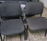 2 SILLAS DE ESPERA x $30, 1 por $18