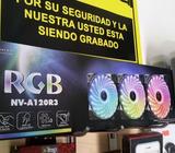 kit de ventiladores RGB con control remoto