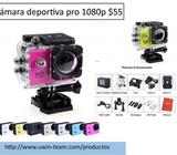 Camara deportiva PRO1080p $55