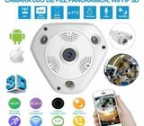 Cámara de Vigilancia WIFI IP Espía ojo de pez, Vision Nocturna Wireless 360°, $75