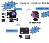 Cámara deportiva 1080p, 4K WIFI, impermeable, desde $100