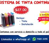 Sistema de Tinta con Instalacion