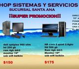 PC DE ESCRITORIO DE DIFERENTES MARCAS Y MODELOS DESDE $ 145.00