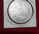 Chile a 1881 Plata Un Peso