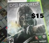 Dishonored para Xbox360 $15