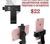 !!!BRACKET PARA PONER SMARTPHONE SOBRE TRIPODE, DOLLY, STEADYCAM, ETC!!!