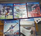 EN MERLIOT VENDO ESTOS JUEGOS PS4. NITIDOS