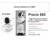 Cámara WIFI Robotica F2 1080P PTZ - la puedes ver desde el celular