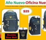 Mochila Original Blue Wolf Nueva