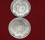 Monedas de El Salvador 1893 Y 1894