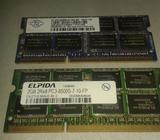 Vendo memorias ram ddr3 de 2GB para laptop o minilaptop, bus 1066MHz