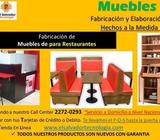 Fabricación de Butacas y Mobiliario para Restaurantes * Muebles Zeus hechos a la medida