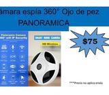 Cámara ojo de pez, 360 grados, Vision nocturna, PANORÁMICA