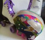 Patines Rink Master Talla 8 y Casco