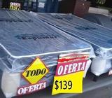 camas matrimonial de espuma firme nuevas y lo mejor transporte gratis