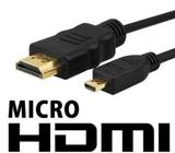 Cable microHDMI Audio/Video para Cámara Digital/Tablet