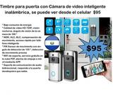 Cámara espia WIFI en Timbre de puerta Residencial, videovigilancia desde tu celular, UN SOLO PAGO