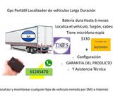 Gps Portatil Localizador de Furgón, cabezal, Camión, Larga Duración, SIN CUOTAS