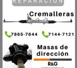 Cremalleras, Masas de Dirección