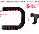 !!!STEADYCAM SCORPION DE ZAPATA TRIPLE RACK PARA SMARTPHONENUEVO!!!