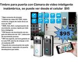 Cámara espia WIFI en Timbre de puerta Residencial, videovigilancia desde tu celular, UN SOLO PAGO