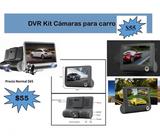 Kit de 3 Cámaras para vehiculo, delantera, Interna y trasera