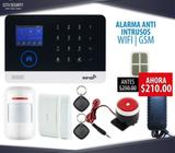 Sistema de alarma inalambrico anti ladrones WIFI/GSM