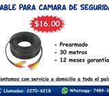 Cable para Camara de Seguridad Bnc Y Dc