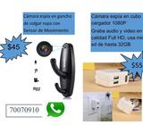 Cámaras de vigilancia, espias para exterior e interior, Sport Cam y GPS para vehiculo