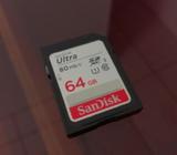 Sandisk Ultra 64gb Clase 10 Sdxc 80mbs